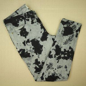 Current/Elliott Stiletto The Skinny Jeans Women's Sz 28 Smokestack Python Denim